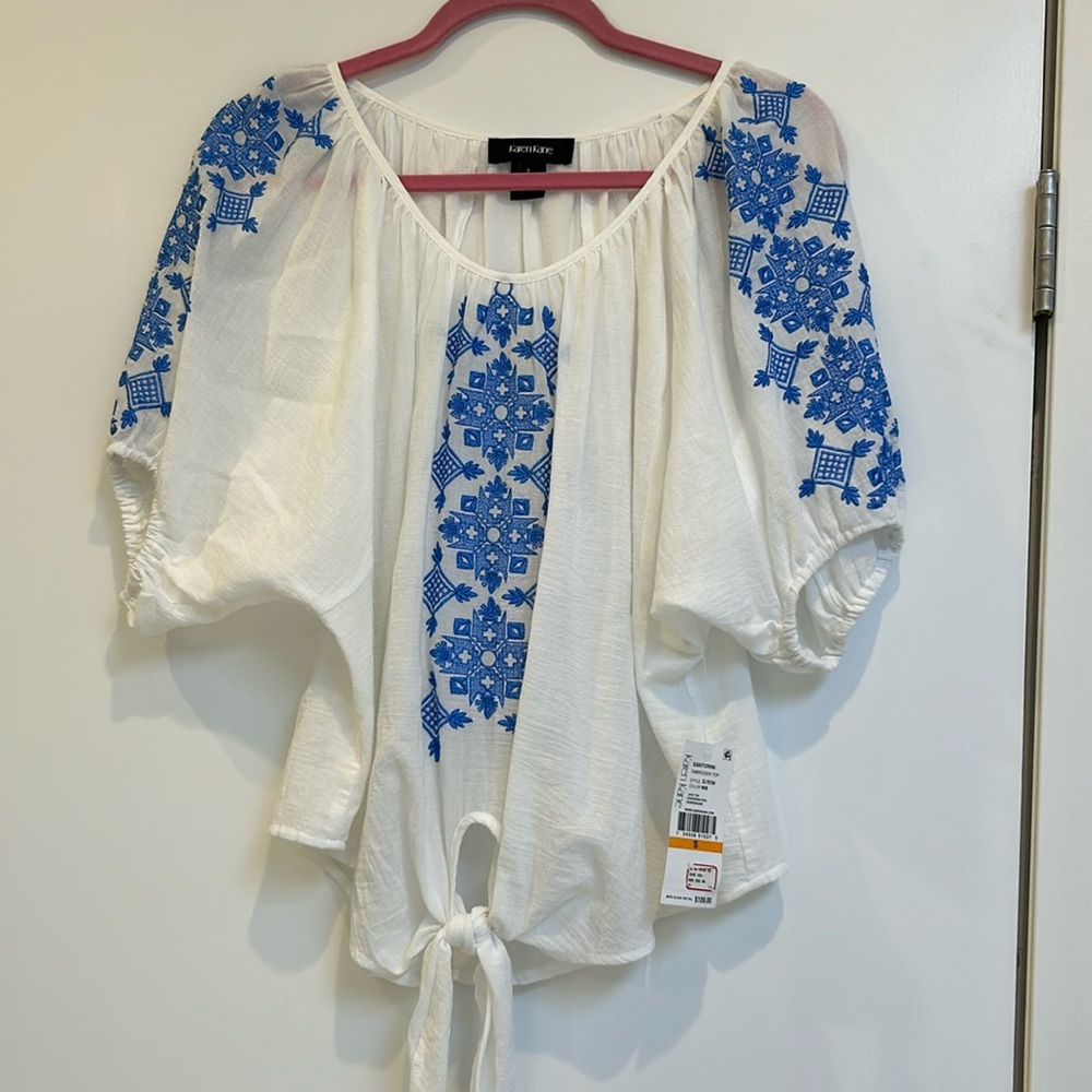 Karen Kane peasant blouse small